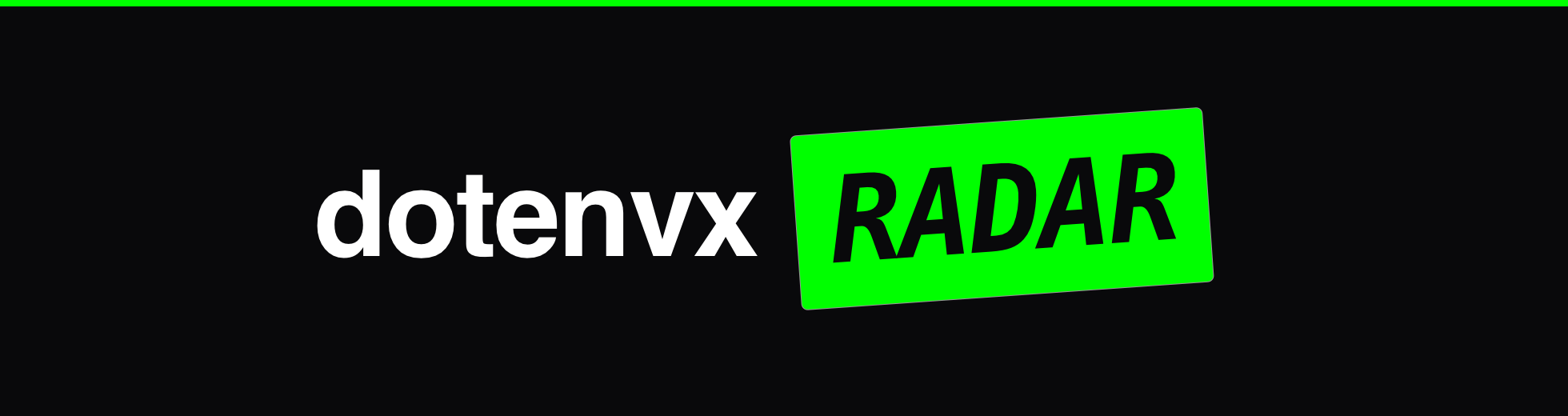 Radar Dotenvx